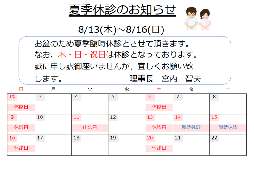 休診